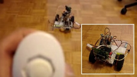 (Video) Robot controlado con Wii Nunchuck y Arduino
