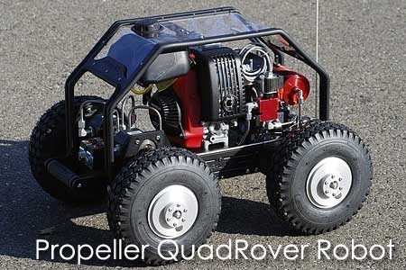 (Video) Propeller QuadRover Robot
