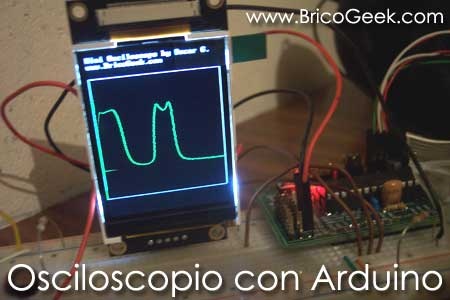 (Video) Osciloscopio con Arduino y pantalla gráfica LCD