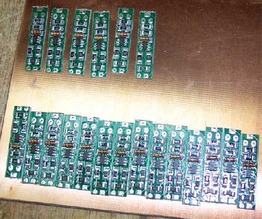 Fabricación artesanal de circuitos en serie