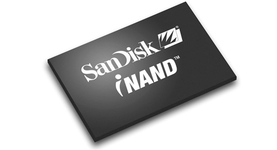 INAND de sandisk memorias eMMC de 64Gb para tu movil