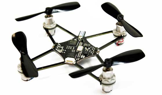 NanoCopter: Mini quadcopter de 15 gramos