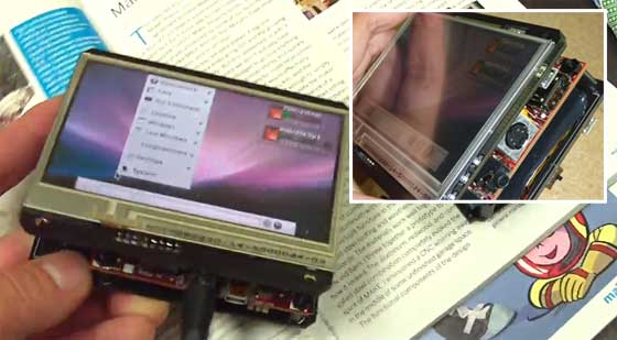 Pantalla LCD táctil para BeagleBoard