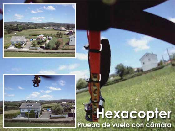 Hexacopter: Areal video