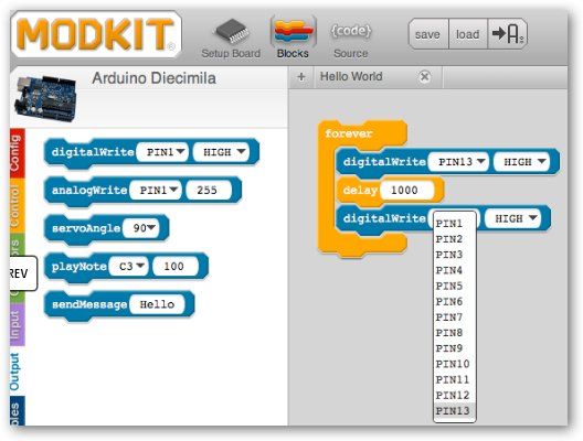ModKit: Entorno de programación gráfica para arduino!