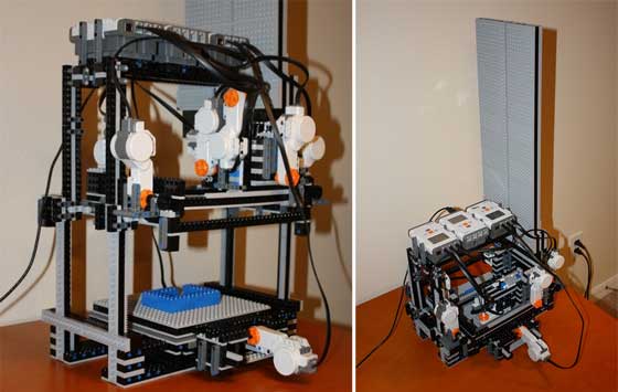 Impresora 3D casera con LEGO