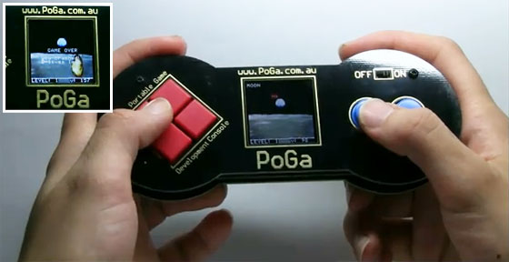 PoGa: Consola portátil LCD de 4D Systems