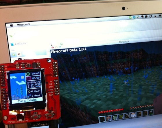 Minestation, meteorología para Minecraft con Arduino 
