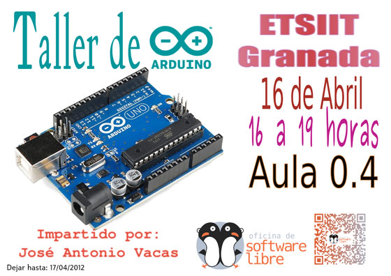 Taller de Arduino en la ETSIIT de Granada