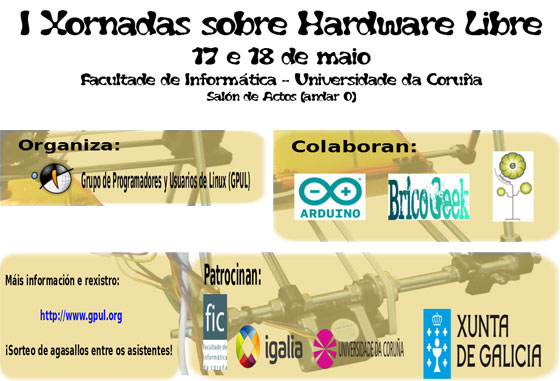 I Jornadas sobre Hardware Libre en A Coruña