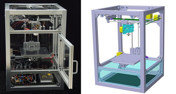 Impresora 3D de BotHacker hecha con T-Slot