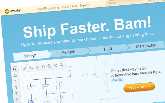 Upverter: Diseño y producción electrónica en Cloud