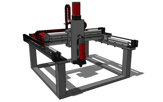 Máquina CNC casera que también imprime en 3D
