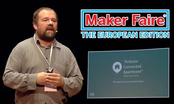 Conferencia de Massimo Banzi en la Maker Faire Rome 2014