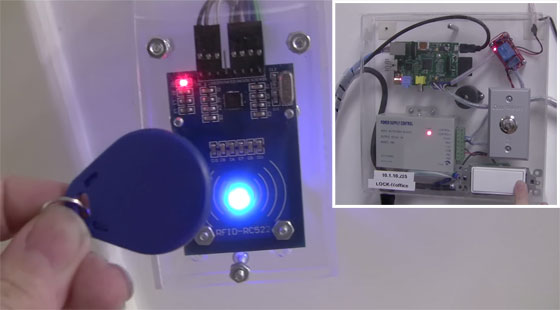 Cerradura electrónica RFID controlada con Raspberry Pi