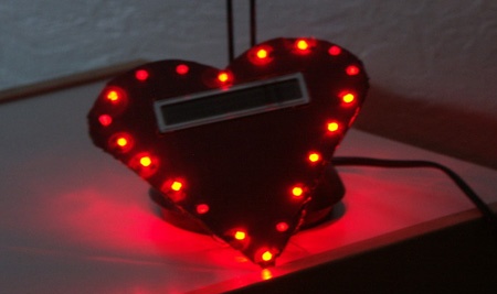 San Valentin: Regala un corazón de hecho con diodos LED