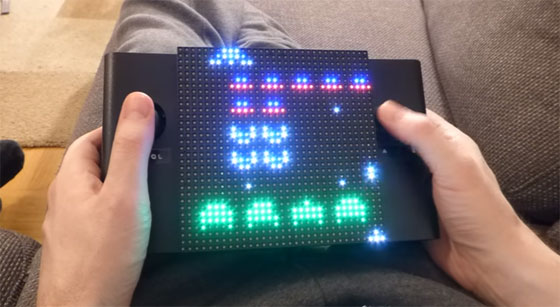 LEDmePlayBoy: Una consola LED portátil con juegos espectaculares