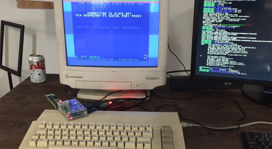 Cliente de Slack para Commodore64 con Raspberry Pi y NodeJS