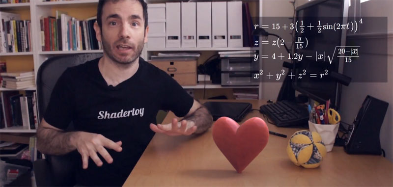 Creando un corazón en 3D solo con una fómula matemática