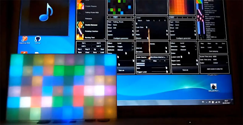 Led Pixel Box impreso en 3D y controlado con Arduino