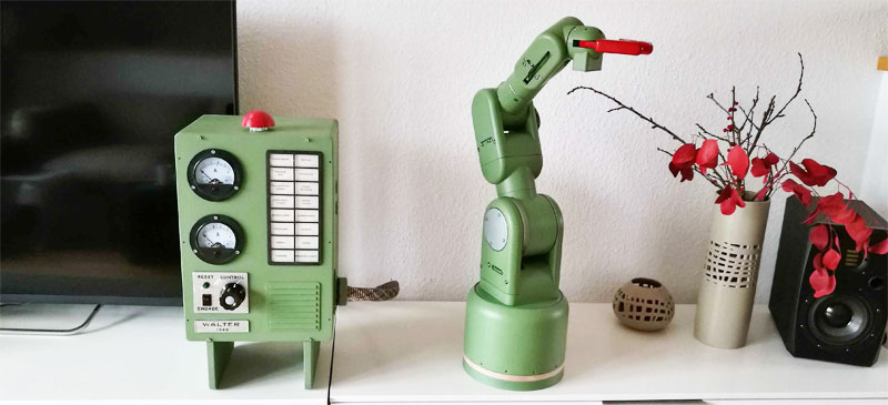 Walter: Un brazo robot Vintage