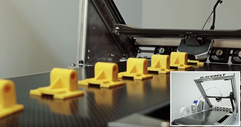 Blackbelt: La impresora 3D pensada para imprimir piezas en serie