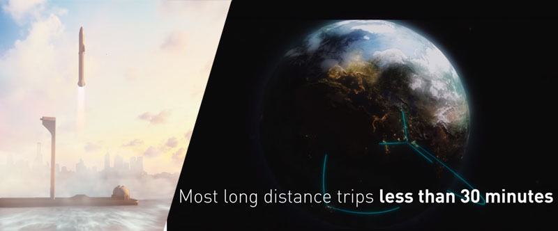BFR: El plan de Elon Musk para viajar a cualquier ciudad del mundo en menos de 1 hora