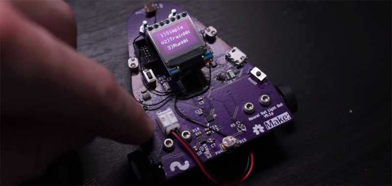 Robot basado en Arduino controlado con una red neuronal