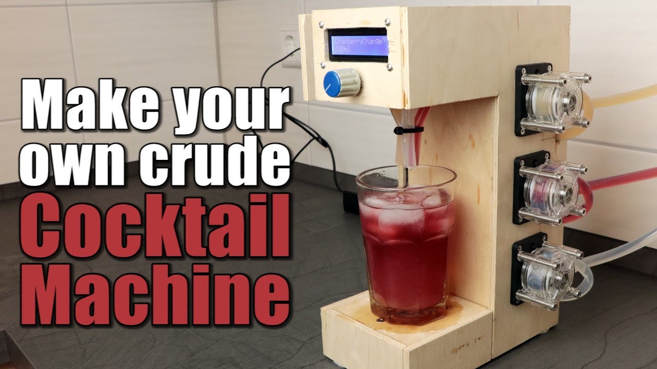 Cómo hacer una máquina de cócteles automática con Arduino