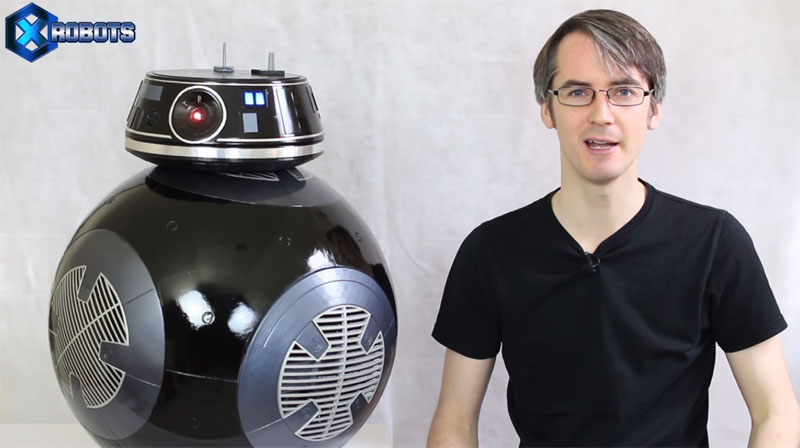 Construcción de un robot BB-9E de Star Wars impreso en 3D