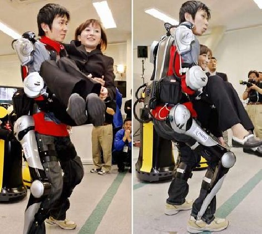 Exoesqueleto cyborg para levantar más peso