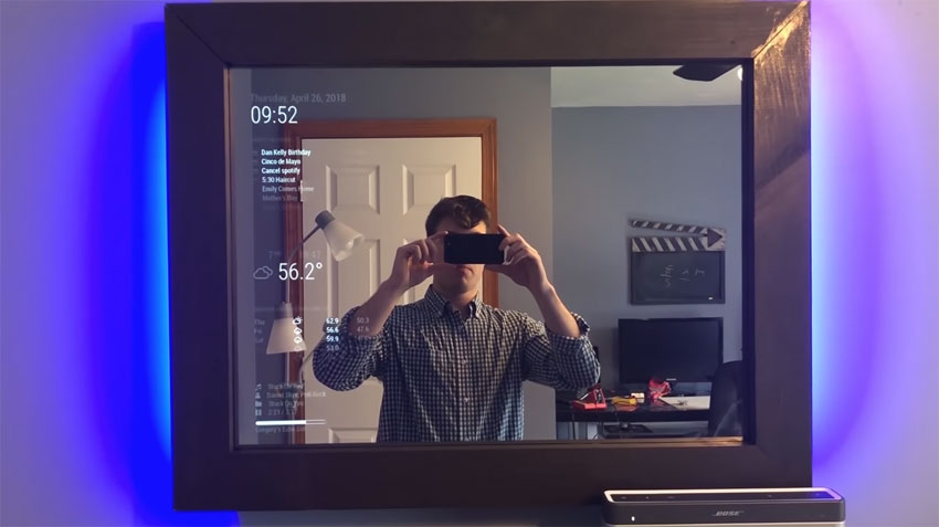 Cómo hacer un Smart Mirror con Raspberry Pi conectado con Amazon Alexa