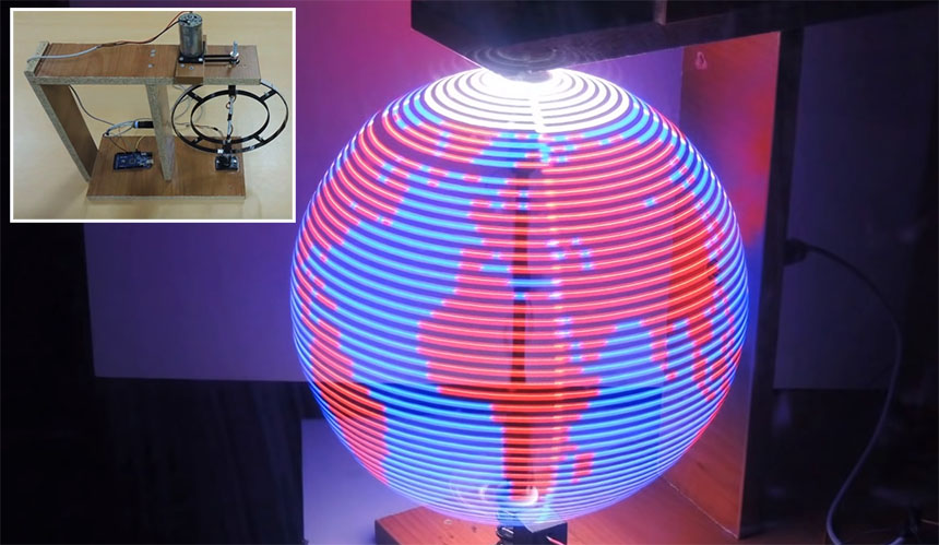 Cómo hacer un globo POV RGB con Arduino