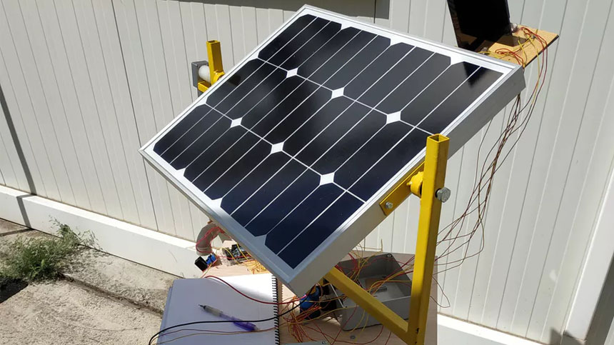Tracker solar de 2 ejes con Arduino