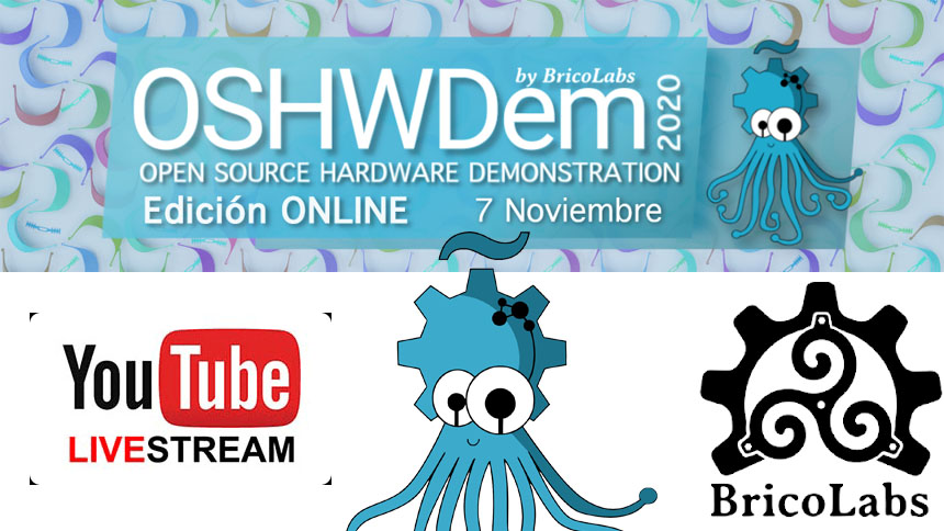 OSHWDEM 2020: La edición digital el 7 de Noviembre en Youtube