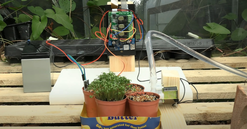 Sistema de riego automático de plantas con Raspberry Pi