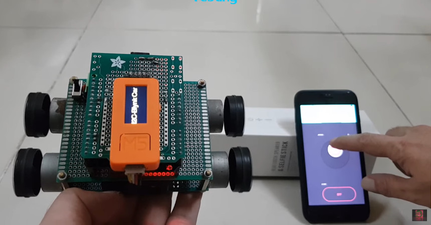 Cómo construir un robot con M5StickC controlado con el móvil