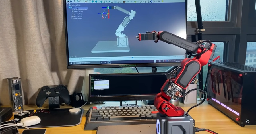 El brazo robot Open Source de Zhihui Jun es una obra de arte