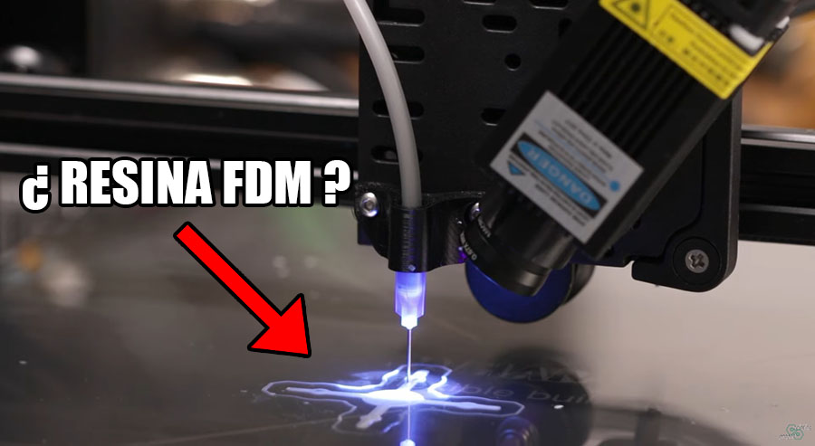 Imprimiendo en resina con una impresora 3D FDM