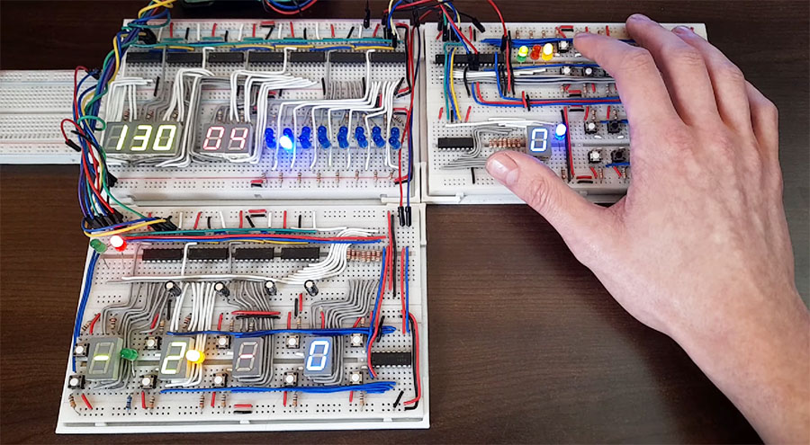 Un completo secuenciador de música hecho en una placa de prototipado
