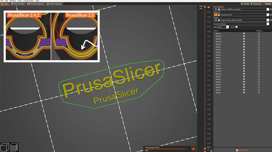 Éstas son las interesantes novedades de PrusaSlicer 2.5
