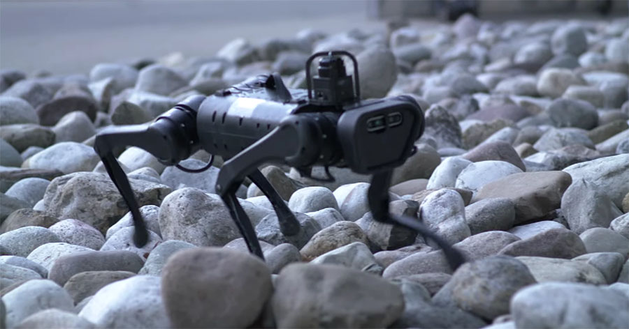 Éste robot de cuatro patas puede caminar sobre cualquier terreno