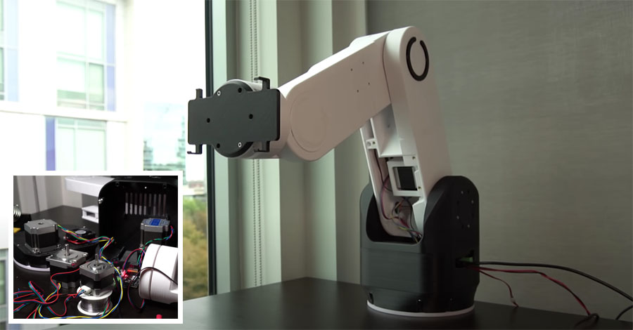Éste brazo robot impreso en 3D demuestra que no es fácil hacer uno