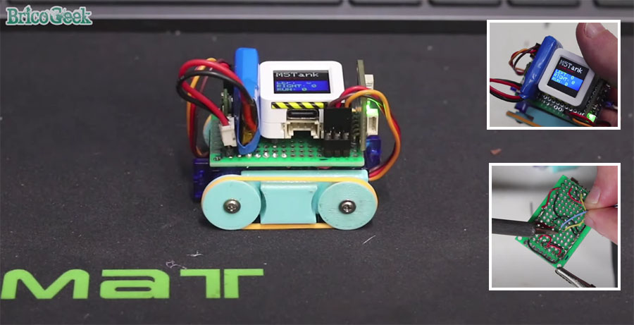 Video tutorial: Monta tu propio tanque robot con ESP32