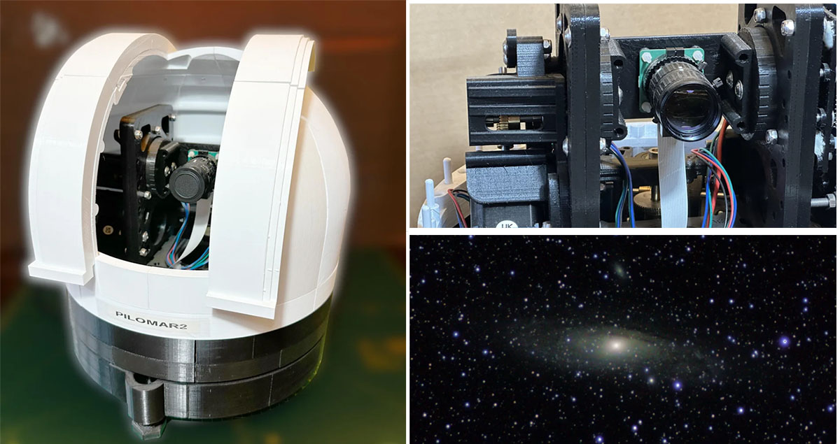 Pi-lomar: Un impresionante observatorio casero del universo con Raspberry Pi