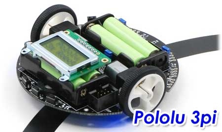 Robot Pololu 3pi - El seguidor de lineas programable