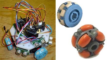 (Video) Fuzzy: Robot casero con ruedas multidireccionales