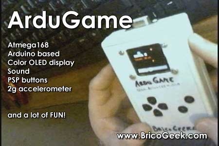 ArduGame: Juego portatil con Arduino, OLED y Acelerómetro