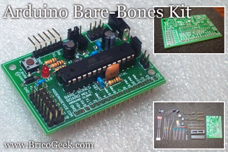 Arduino Bare-Bones Kit montado y funcionando!