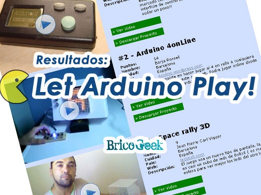 Resultados del concurso Let Arduino Play